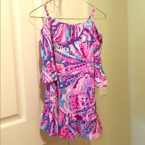 Lilly Pulitzer cold shoulder dress